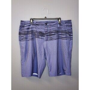 Oakley Wave Shorts Men's Size 38 Ohydrolix Blue Indigo Stretch Performance 11"